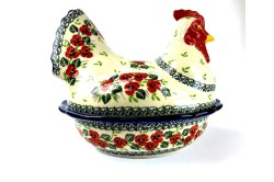 D43 Bunzlau Kip - Dekschaal 2537X Kip - dekschalen